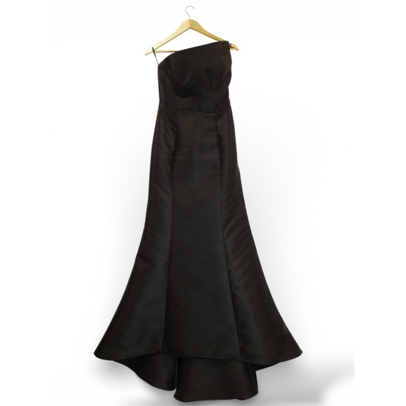 long tight black prom dresses Spaghetti Strap Black Sparkle Popular Long Prom Dresses, WP005 – BubbleGowns main image 1